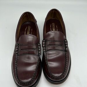 Sebago penny loafers 9 oxblood colour